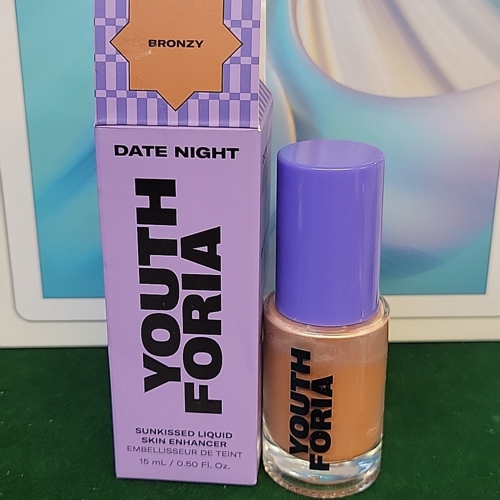 Youth Foria Sunkissed Liquid Skin Bronzy - Date Night 15ml New In Box